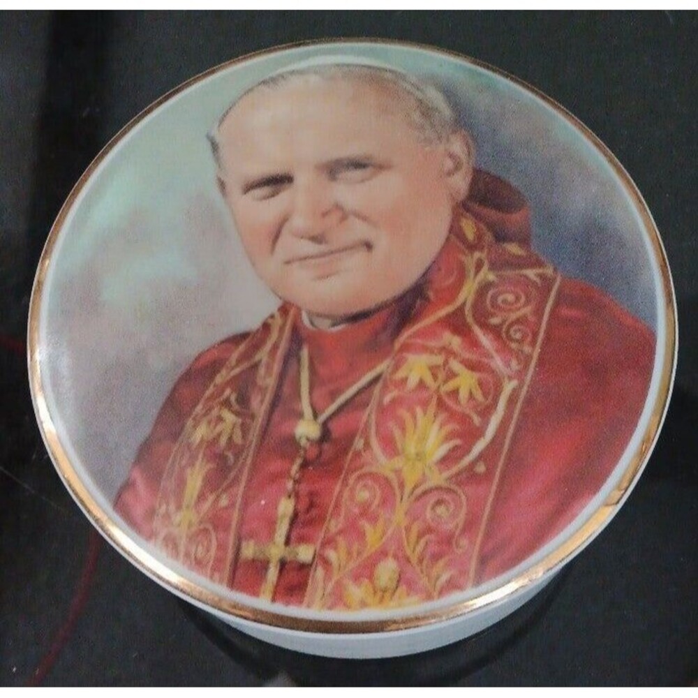 Pope John II Ceramic Storage Dish